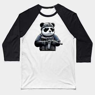 Tactical Panda Baseball T-Shirt